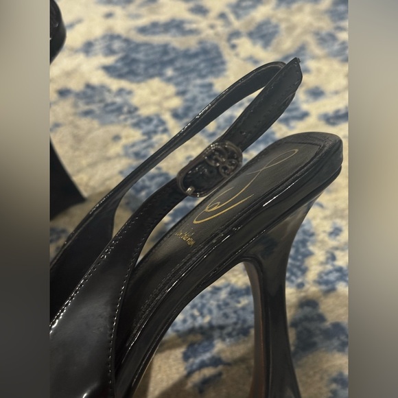 Sam Edelman Odette Black Slingback Heels- Size 8.5 - Picture 3 of 6